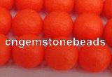 CSB1340 15.5 inches 4mm matte round shell pearl beads wholesale