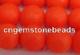 CSB1341 15.5 inches 6mm matte round shell pearl beads wholesale