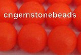 CSB1342 15.5 inches 8mm matte round shell pearl beads wholesale