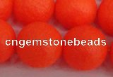 CSB1344 15.5 inches 12mm matte round shell pearl beads wholesale