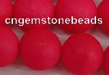 CSB1349 15.5 inches 12mm matte round shell pearl beads wholesale