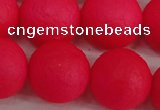 CSB1349 15.5 inches 12mm matte round shell pearl beads wholesale