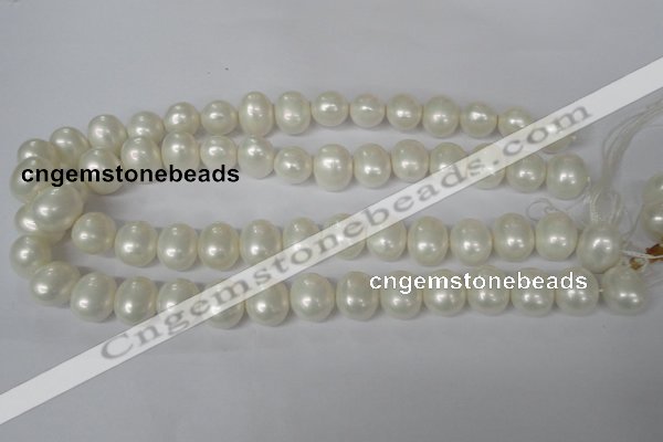 CSB136 15.5 inches 12*15mm – 13*16mm oval shell pearl beads