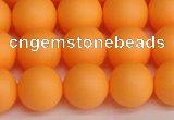 CSB1424 15.5 inches 12mm matte round shell pearl beads wholesale