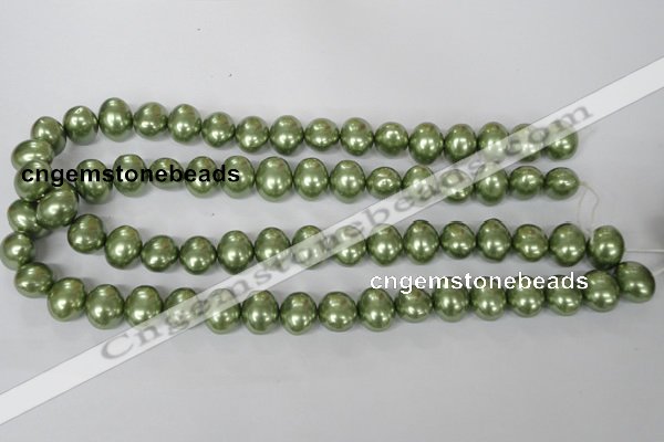 CSB145 15.5 inches 12*15mm – 13*16mm oval shell pearl beads