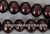 CSB149 15.5 inches 12*15mm – 13*16mm oval shell pearl beads