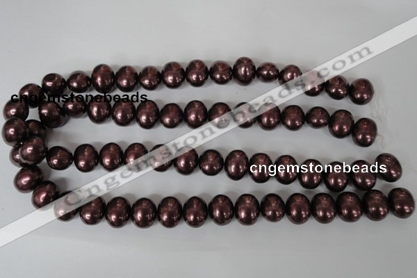 CSB149 15.5 inches 12*15mm – 13*16mm oval shell pearl beads