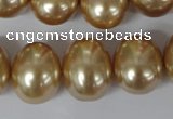 CSB165 15.5 inches 15*18mm – 16*19mm oval shell pearl beads