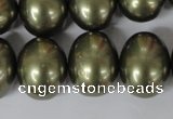 CSB167 15.5 inches 15*18mm – 16*19mm oval shell pearl beads