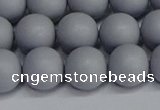 CSB1693 15.5 inches 10mm round matte shell pearl beads wholesale