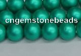 CSB1752 15.5 inches 8mm round matte shell pearl beads wholesale