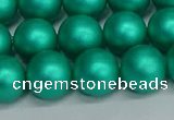 CSB1754 15.5 inches 12mm round matte shell pearl beads wholesale