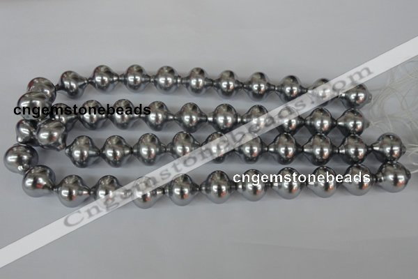 CSB176 15.5 inches 16*17mm lantern shape shell pearl beads