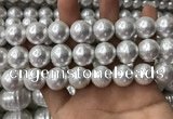 CSB2114 15.5 inches 16mm ball shell pearl beads wholesale