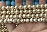 CSB2116 15.5 inches 8mm ball shell pearl beads wholesale