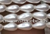 CSB2122 15.5 inches 3*6mm teardrop shell pearl beads wholesale