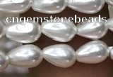 CSB2123 15.5 inches 4*7mm teardrop shell pearl beads wholesale