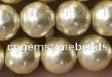 CSB2187 15.5 inches 6mm ball shell pearl beads wholesale