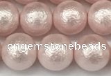 CSB2233 15.5 inches 10mm round wrinkled shell pearl beads wholesale