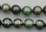 CSB385 15.5 inches 14mm round mixed color shell pearl beads