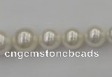 CSB400 15.5 inches 8mm - 16mm round shell pearl beads