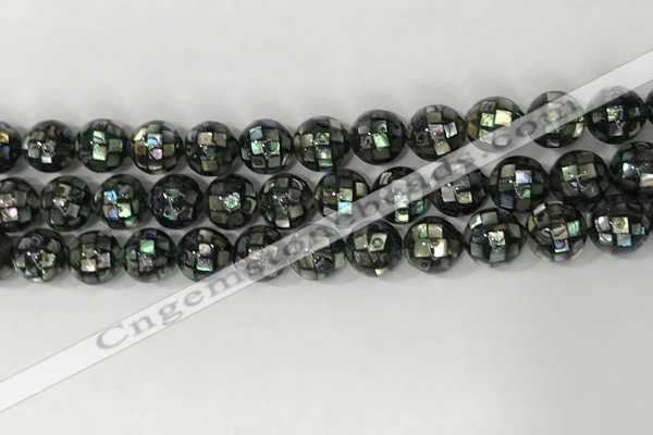 CSB4007 15.5 inches 8mm ball abalone shell beads wholesale