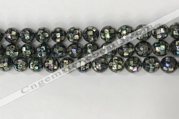 CSB4015 15.5 inches 10mm ball abalone shell beads wholesale