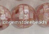 CSB4060 15.5 inches 20mm ball abalone shell beads wholesale