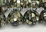 CSB4100 15.5 inches 10mm ball abalone shell beads wholesale