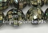 CSB4101 15.5 inches 12mm ball abalone shell beads wholesale