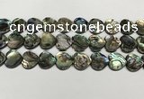 CSB4114 15.5 inches 14mm heart abalone shell beads wholesale