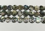 CSB4115 15.5 inches 16mm heart abalone shell beads wholesale