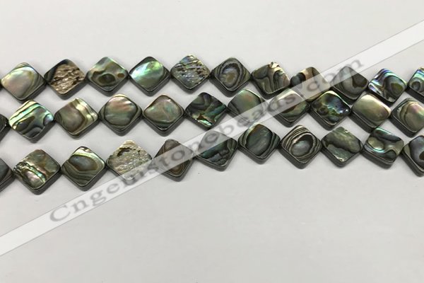 CSB4118 15.5 inches 8*8mm diamond abalone shell beads wholesale