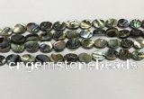 CSB4125 15.5 inches 8*10mm oval abalone shell beads wholesale