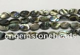 CSB4127 15.5 inches 10*14mm oval abalone shell beads wholesale