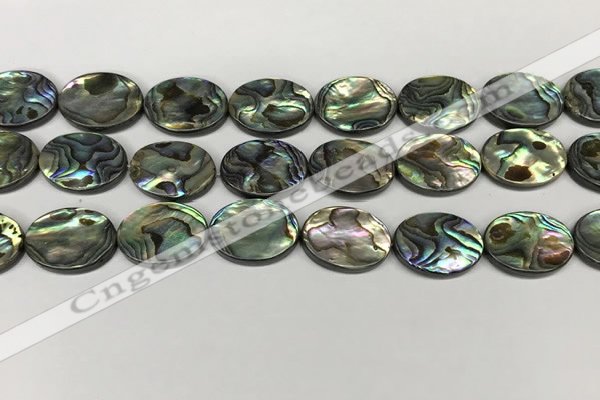 CSB4131 15.5 inches 15*20mm oval abalone shell beads wholesale