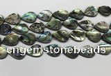 CSB4139 15.5 inches 15*20mm flat teardrop abalone shell beads