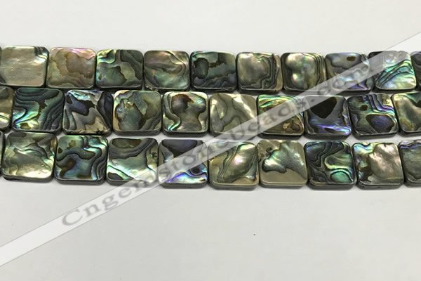 CSB4148 15.5 inches 18*18mm square abalone shell beads wholesale