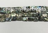 CSB4153 15.5 inches 10*14mm rectangle abalone shell beads wholesale