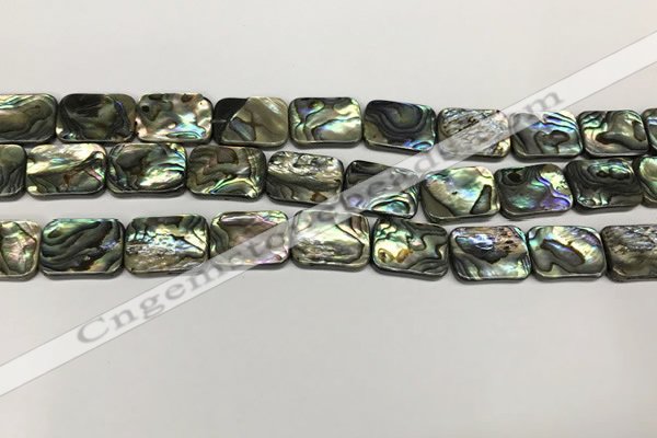 CSB4154 15.5 inches 12*16mm rectangle abalone shell beads wholesale