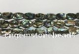 CSB4162 15.5 inches 13*18mm flat drum abalone shell beads wholesale