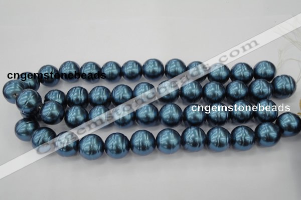 CSB648 15.5 inches 18mm whorl round shell pearl beads