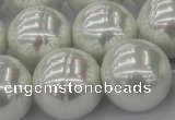 CSB660 15.5 inches 22mm whorl round shell pearl beads