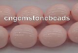 CSB676 15.5 inches 16*19mm oval shell pearl beads