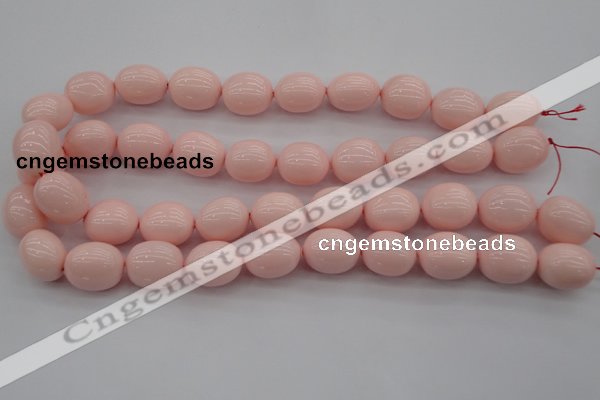 CSB676 15.5 inches 16*19mm oval shell pearl beads