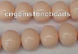 CSB810 15.5 inches 13*15mm oval shell pearl beads wholesale