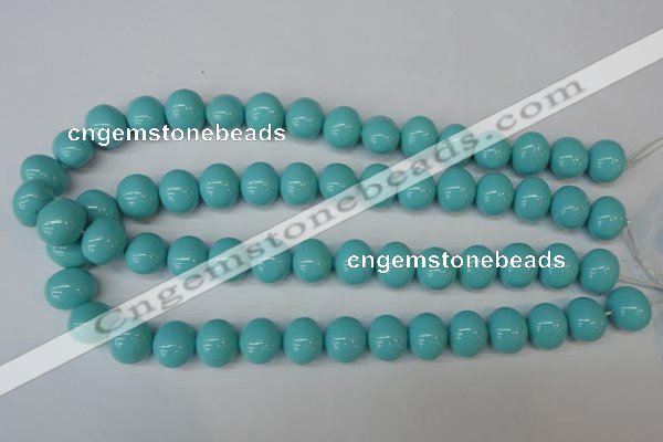 CSB812 15.5 inches 13*15mm oval shell pearl beads wholesale