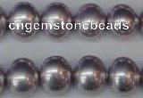 CSB815 15.5 inches 13*15mm oval shell pearl beads wholesale