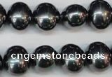 CSB816 15.5 inches 13*15mm oval shell pearl beads wholesale