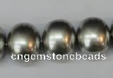 CSB836 15.5 inches 16*19mm oval shell pearl beads wholesale